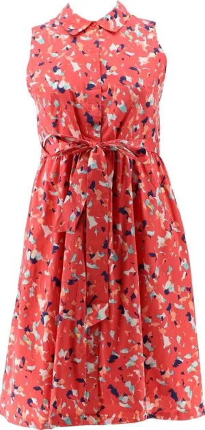 Novelty Printed Shirt Dress A397513