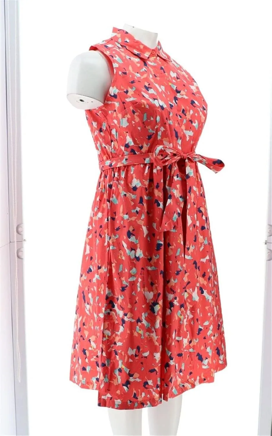 Novelty Printed Shirt Dress A397513