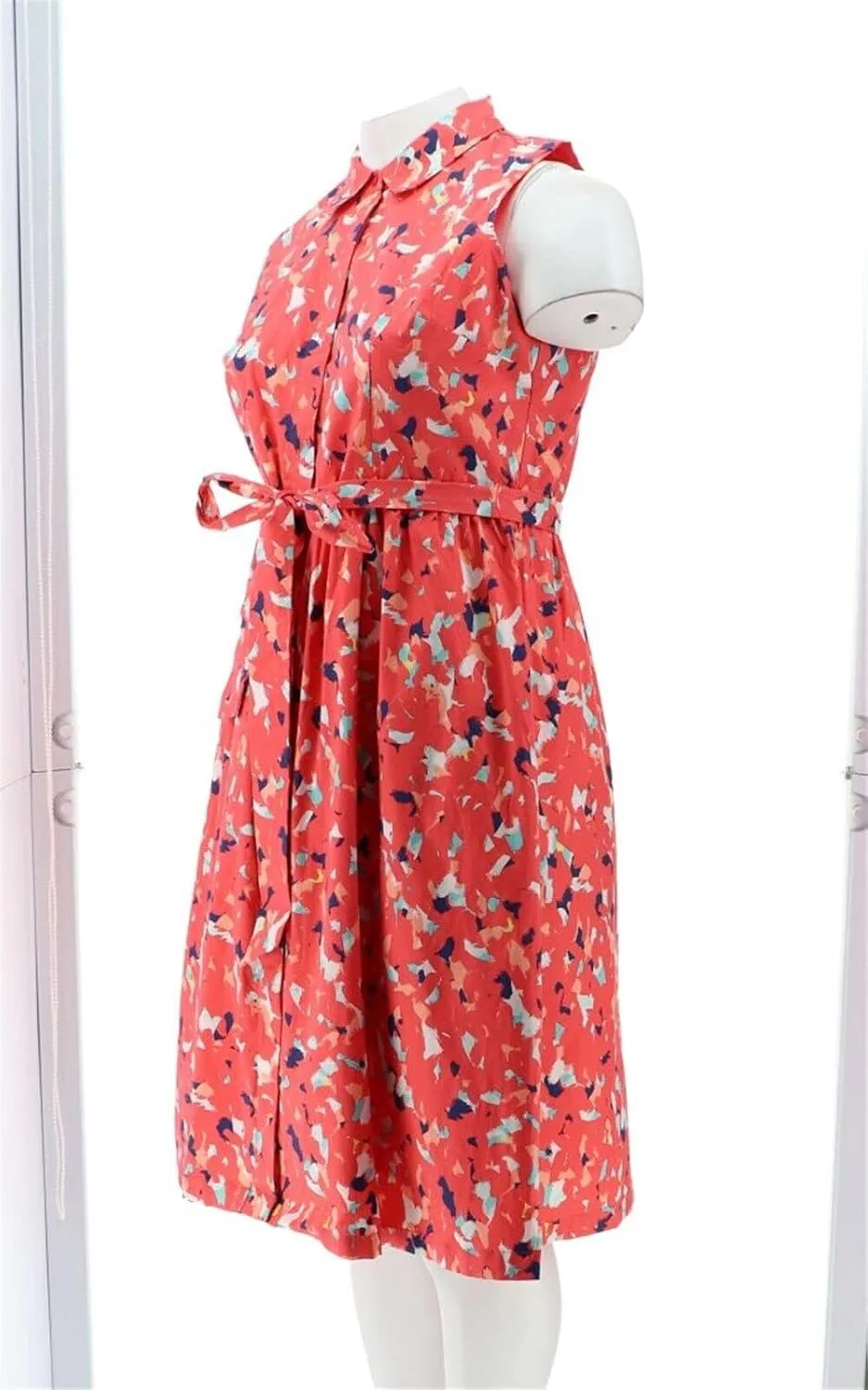 Novelty Printed Shirt Dress A397513