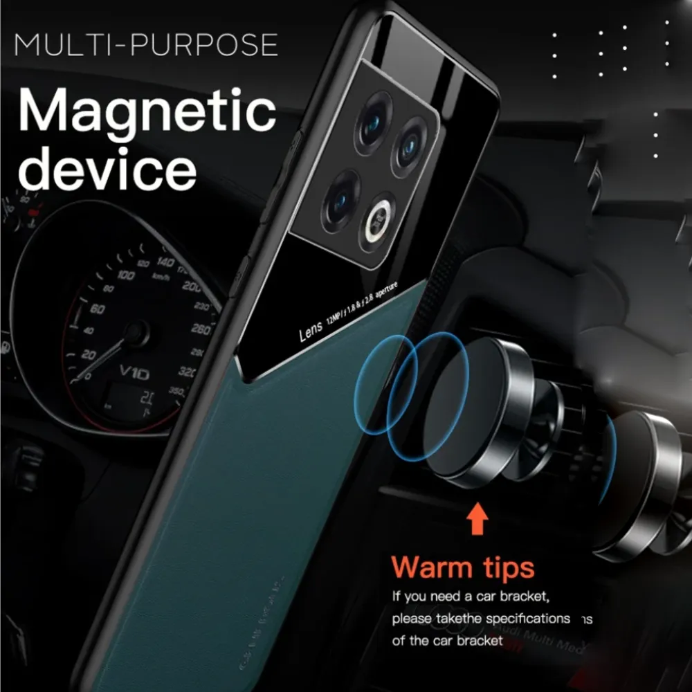 OnePlus 11R Vintage Leather Magnetic Holder Case