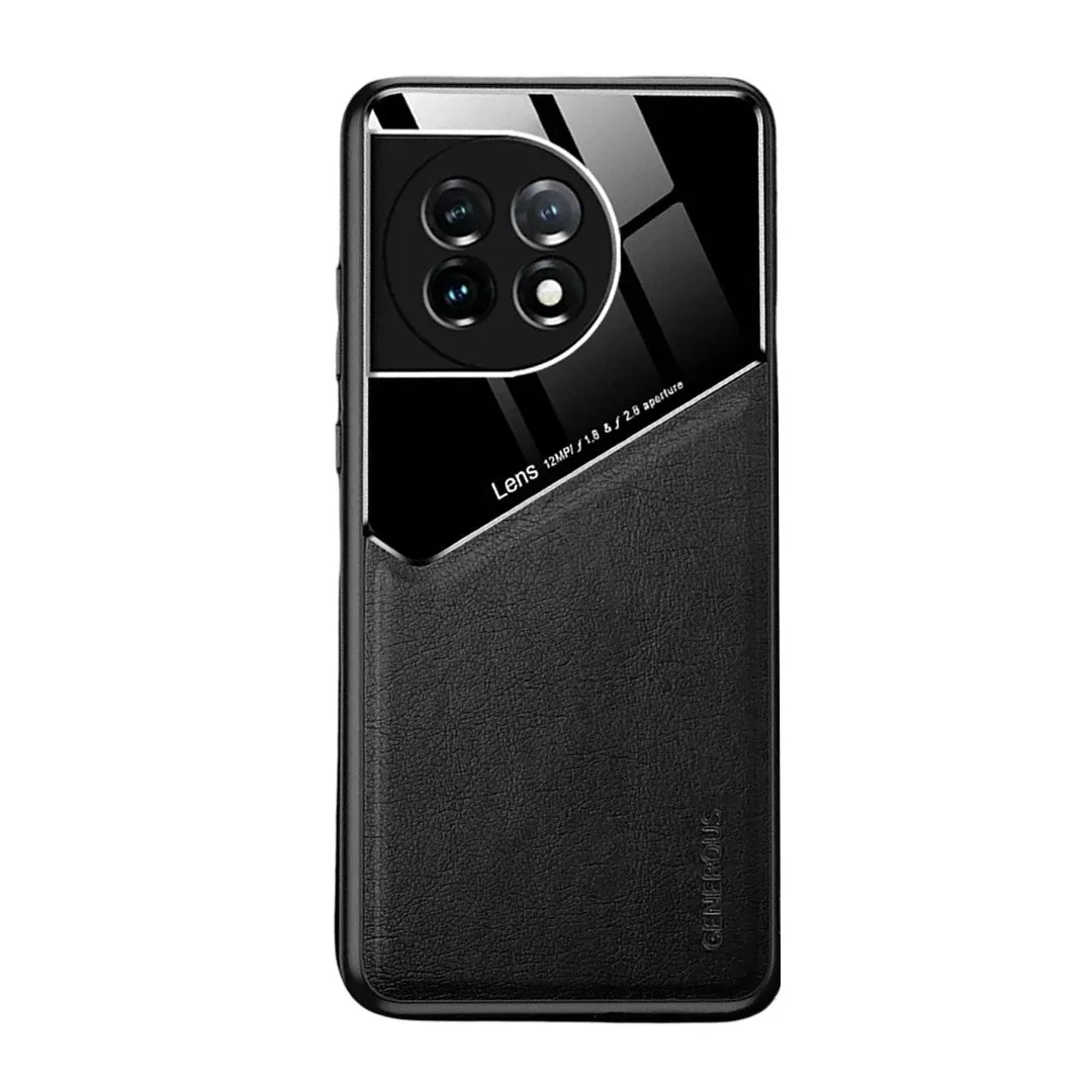 OnePlus 11R Vintage Leather Magnetic Holder Case