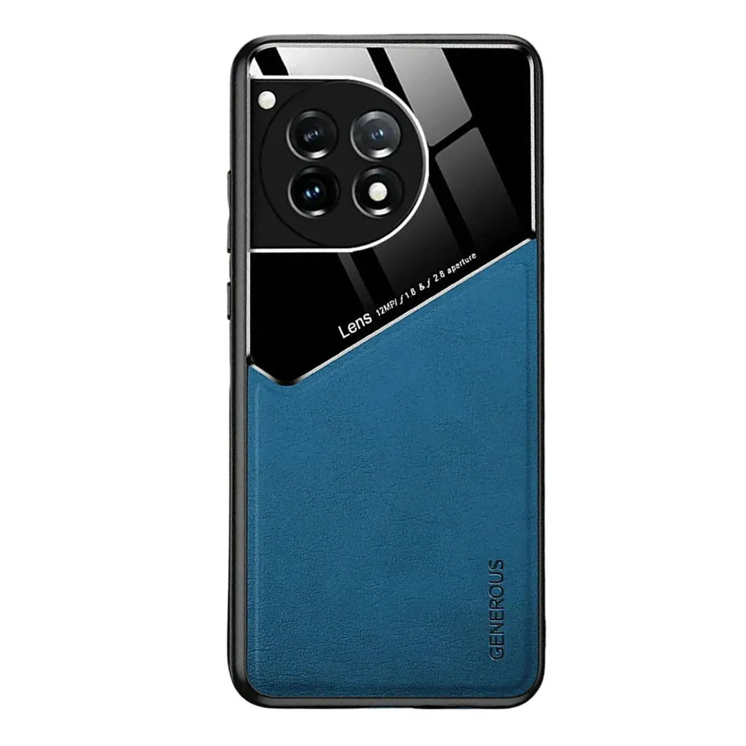 OnePlus 11R Vintage Leather Magnetic Holder Case
