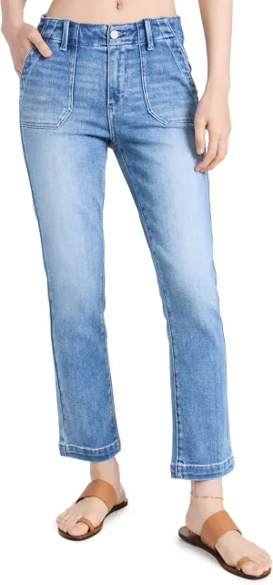 PAIGE Women's Mayslie Straight Ankle Jeans