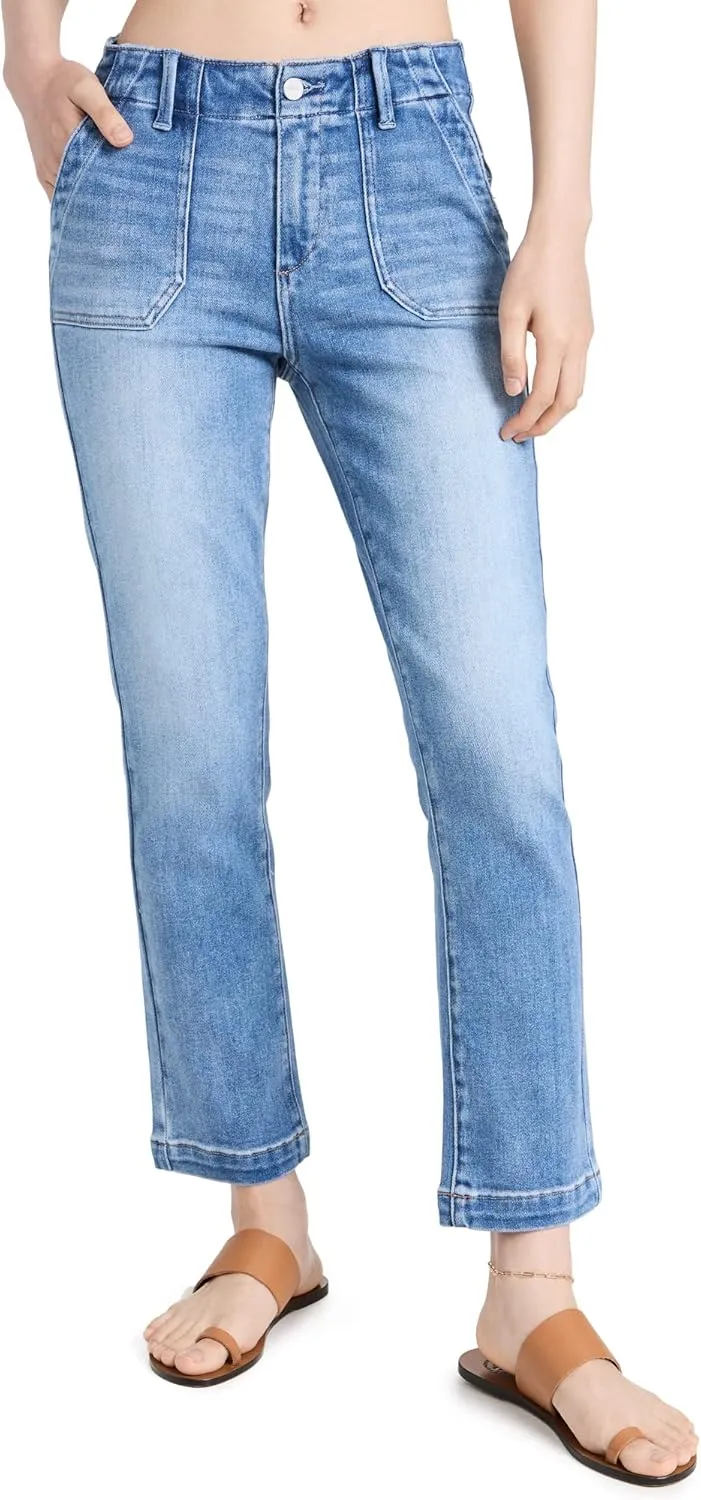 PAIGE Women's Mayslie Straight Ankle Jeans