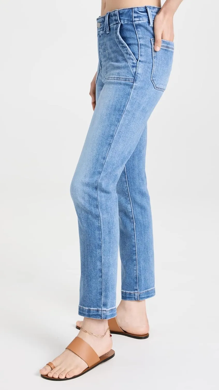 PAIGE Women's Mayslie Straight Ankle Jeans