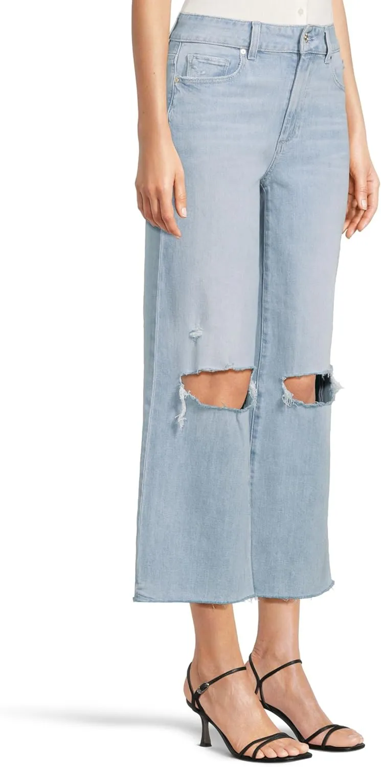 PAIGE Women's Sasha Ankle Raw Hem in Maeve Destructed