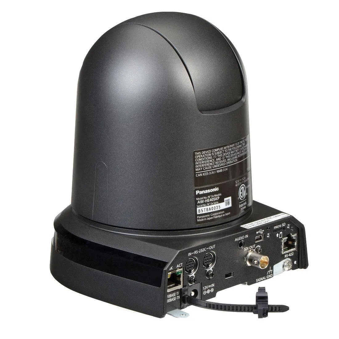 Panasonic AW-HE40S HD-SDI Output PTZ Camera (Black)
