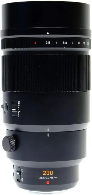 PANASONIC LUMIX G Leica DG ELMARIT Professional Lens, 200mm, F2.8 ASPH, Mirrorless MFT, Includes 1.4X Teleconverter DMW-TC14, (Renewed)