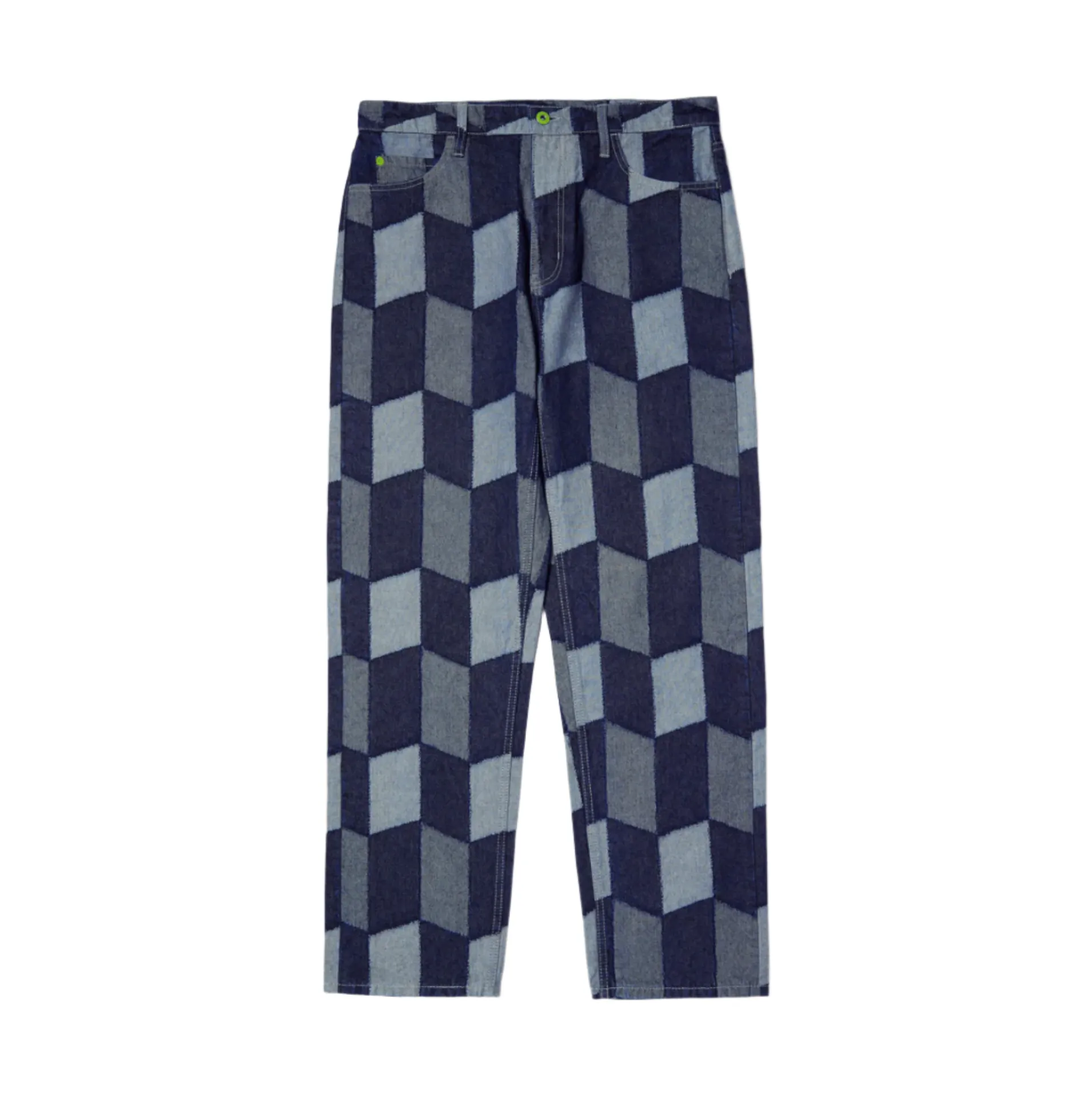 PATCHWORK DENIM PANT DENIM