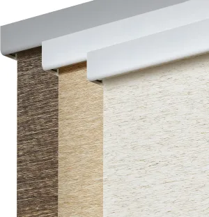 Persilux Free-Stop Cordless Roller Shades for Windows (Cream 23"W x 72"H) Natural Woven Fabric Light Filtering Roller Blinds, UV Protection Privacy Window Blinds for Windows, Home, Living Room, Office