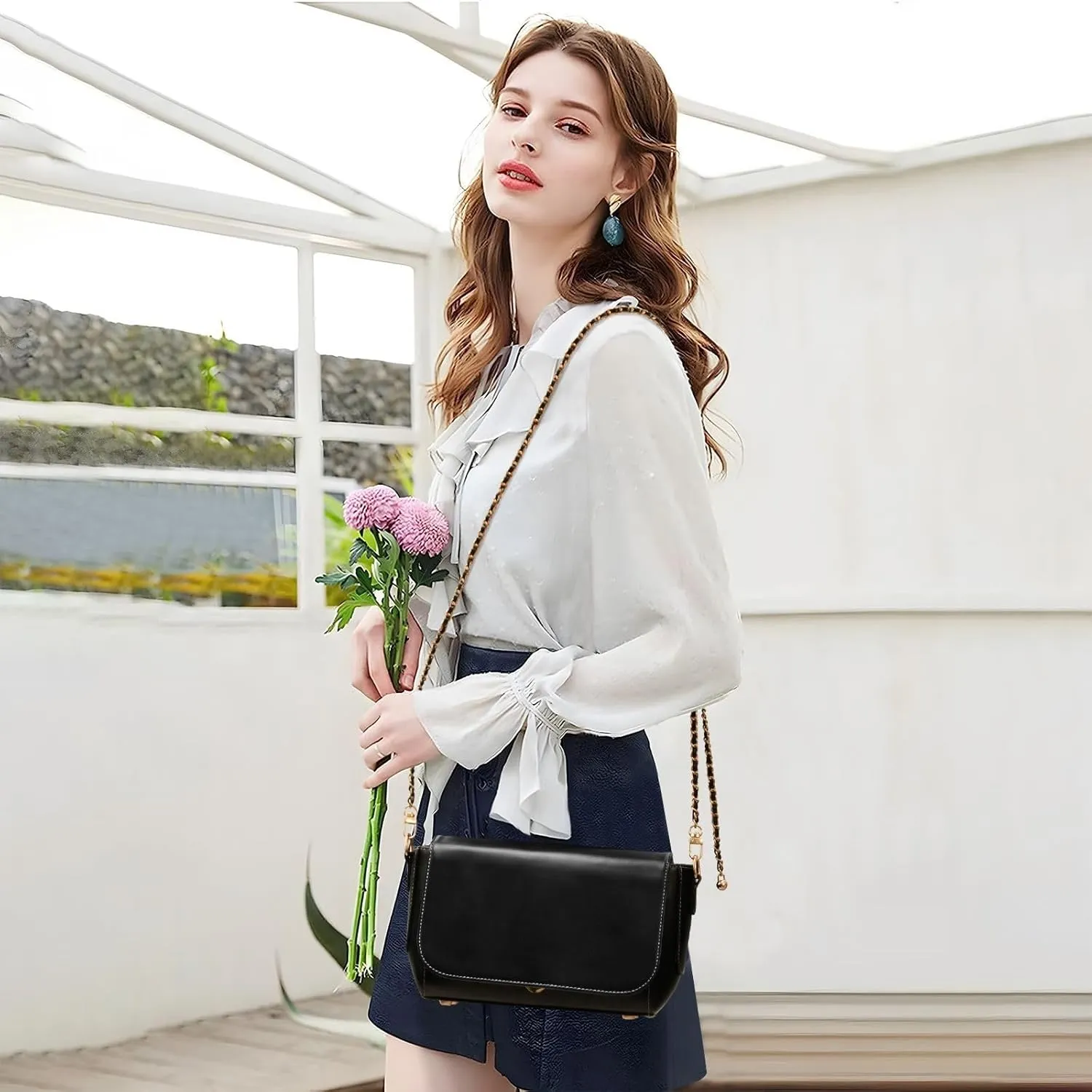 Personalized Custom Crossbody Bags For Women PU Leather Purse Handbag 208001