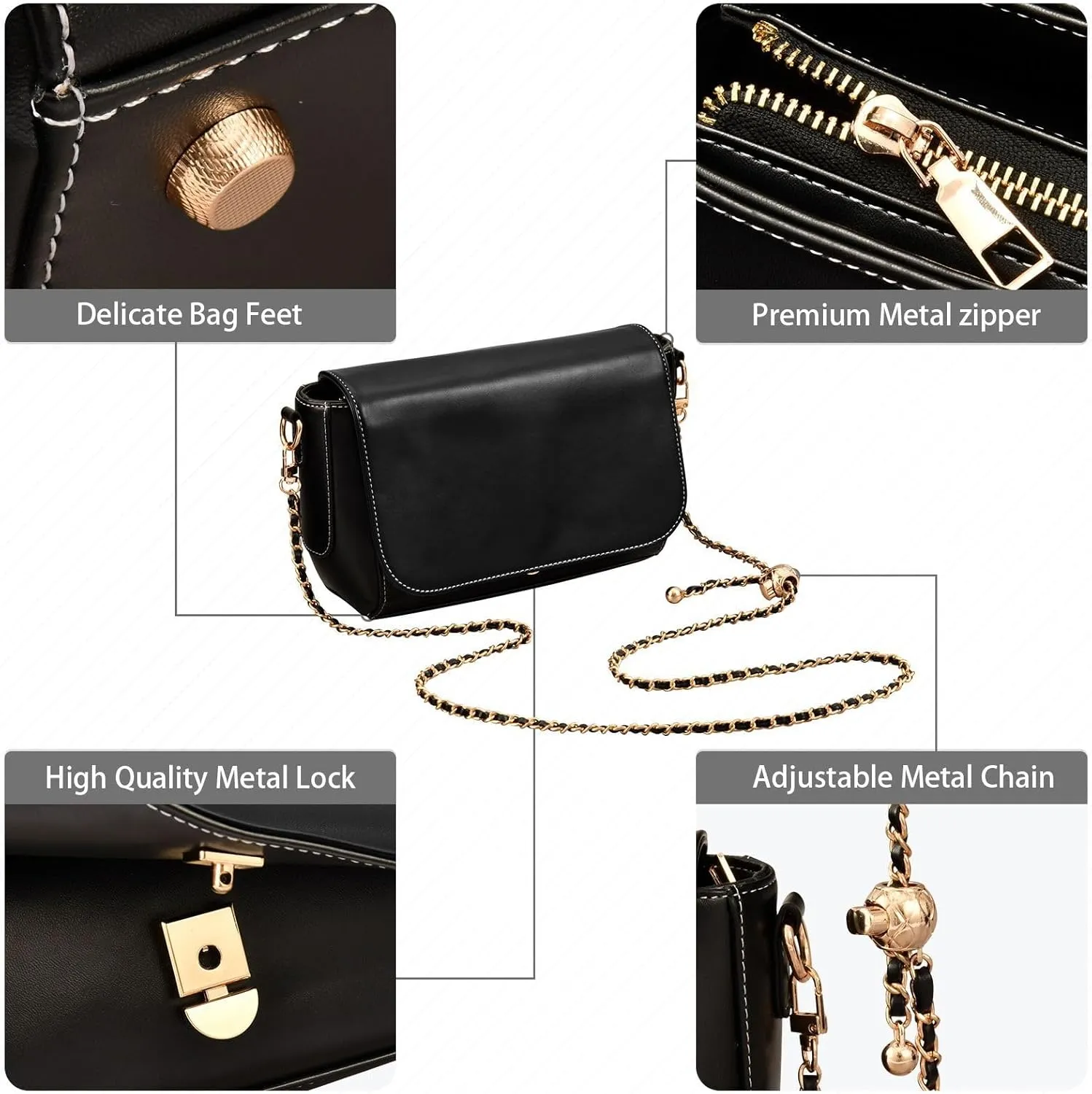 Personalized Custom Crossbody Bags For Women PU Leather Purse Handbag 208001