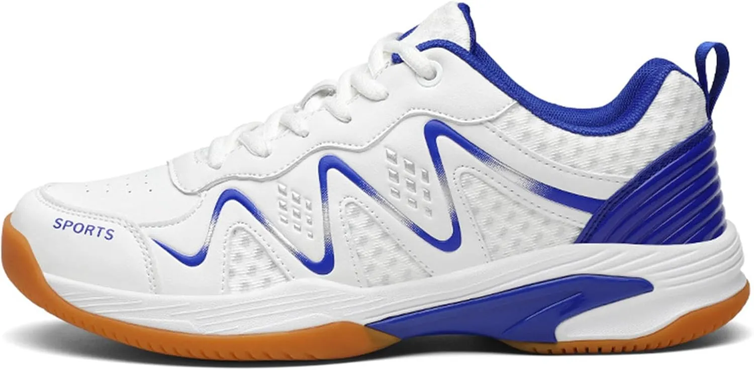 Pickleball Shoes for Mens Badminton Racketball Squash Tennis Athletic Shoes Indoor Court Training for All Racket Sports