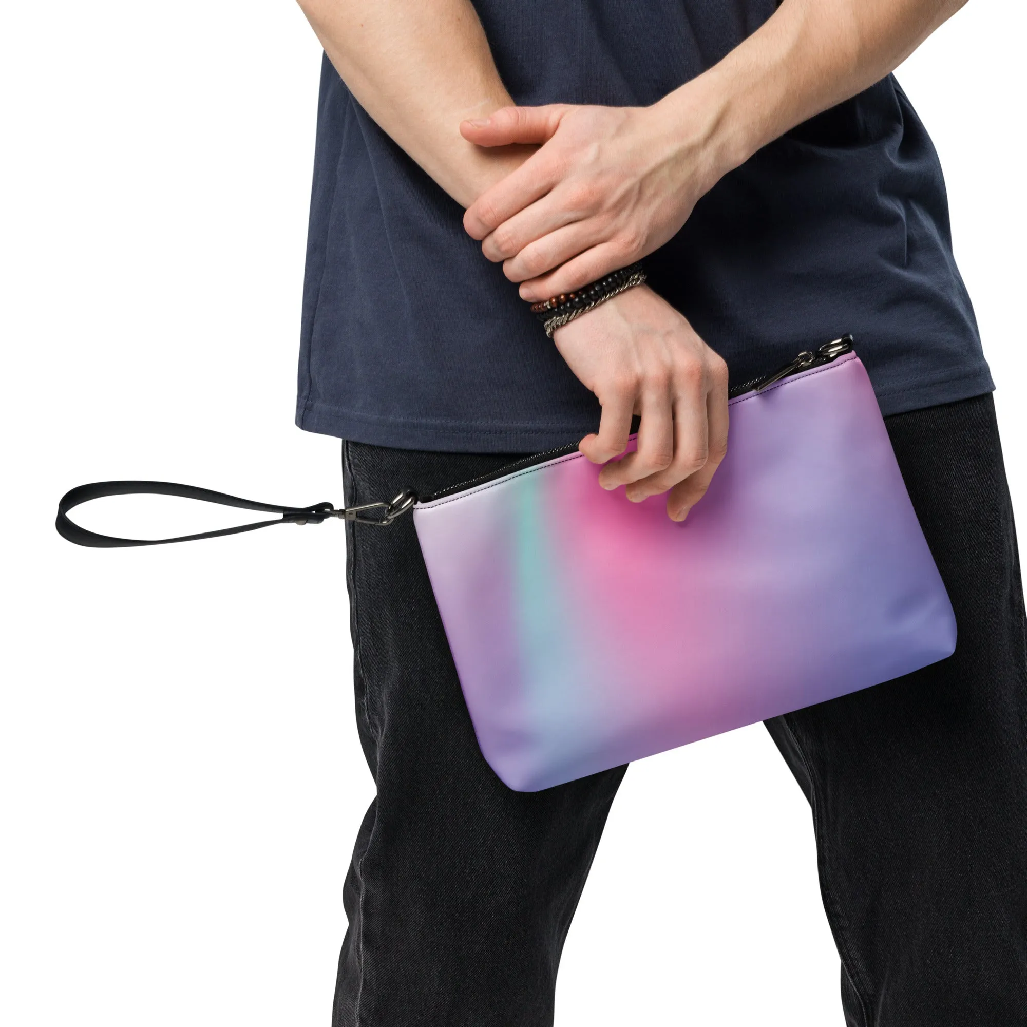 Pink Purple Ombre Crossbody Bag