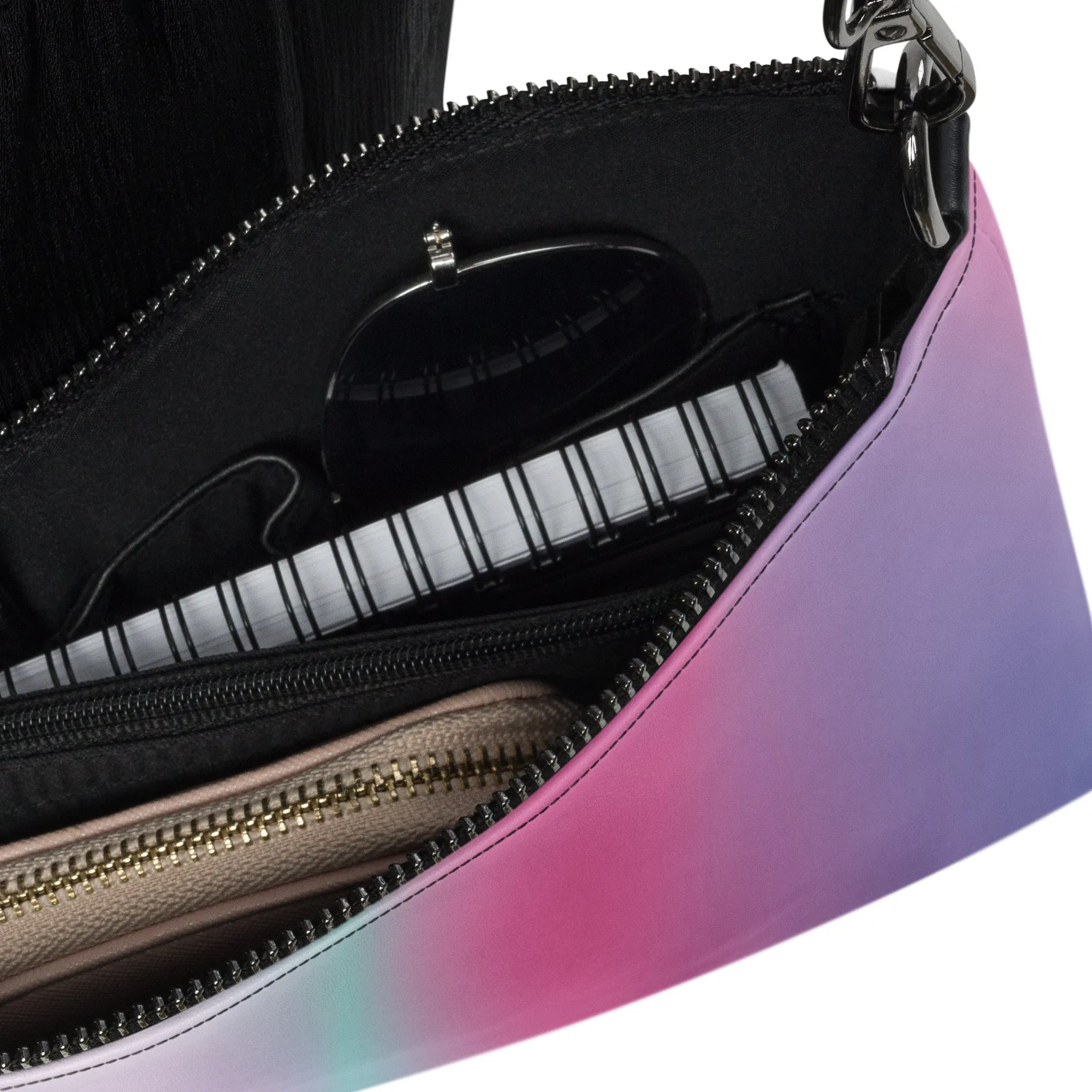 Pink Purple Ombre Crossbody Bag