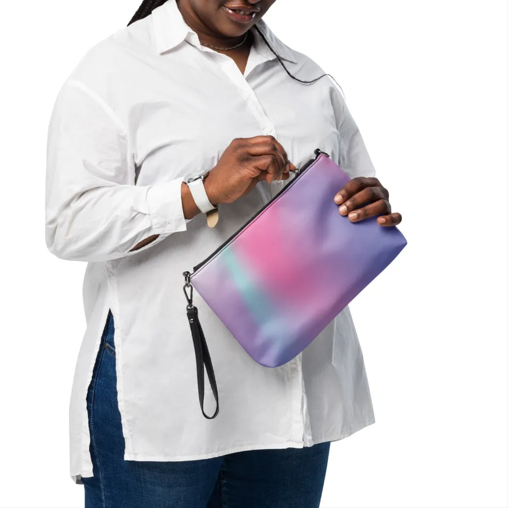 Pink Purple Ombre Crossbody Bag