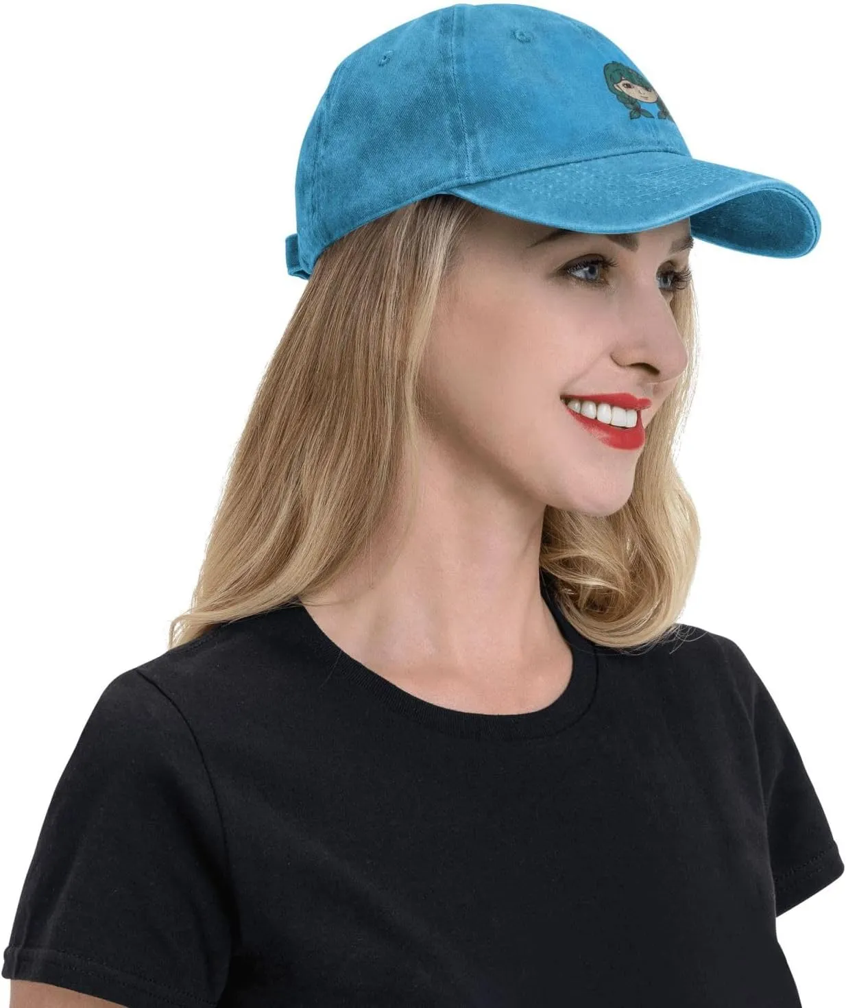 Pisces Character Horoscope Baseball Cap for Men Women Adjustable Vintage Washed Cotton Dad Hat