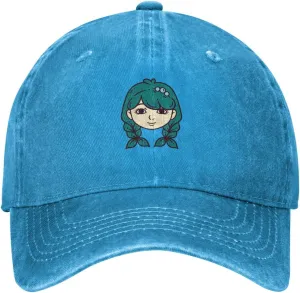 Pisces Character Horoscope Baseball Cap for Men Women Adjustable Vintage Washed Cotton Dad Hat