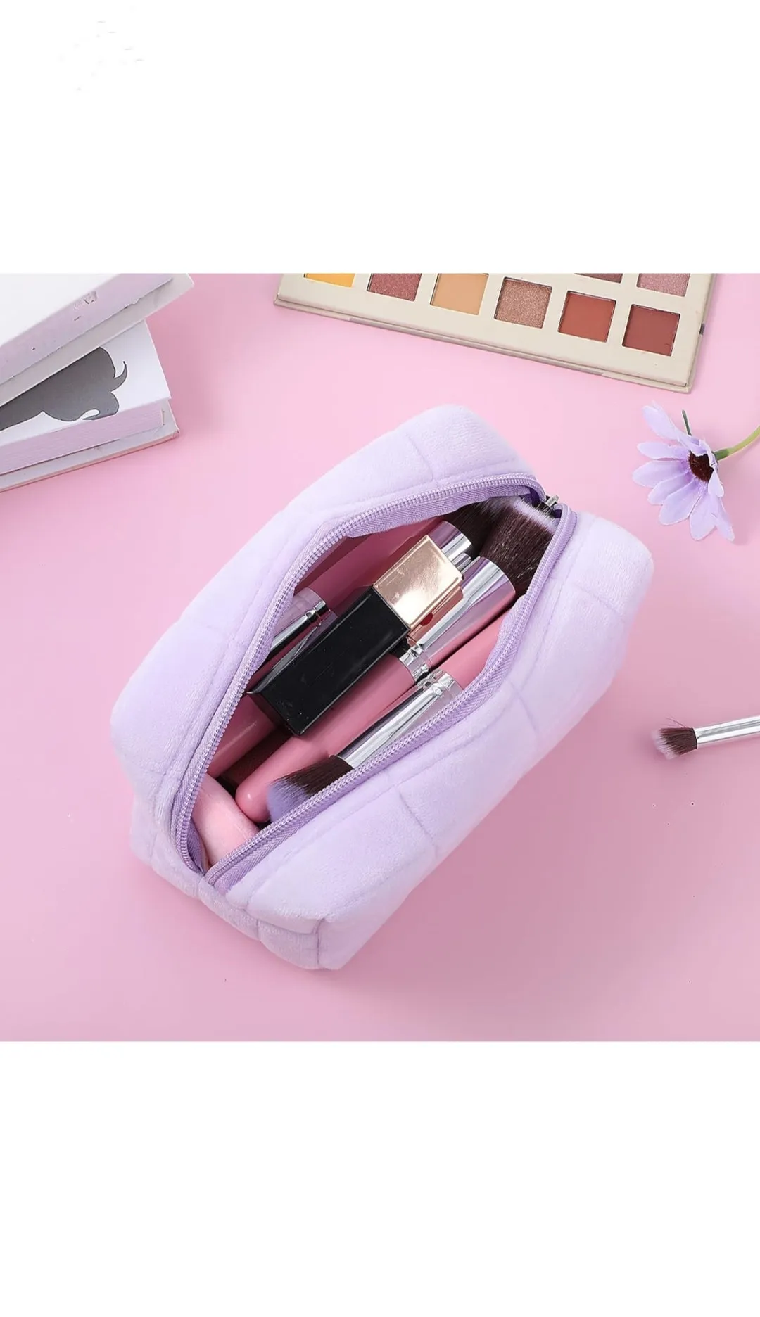 Plush Cosmetic Pouch (Stationery / Cosmetic)