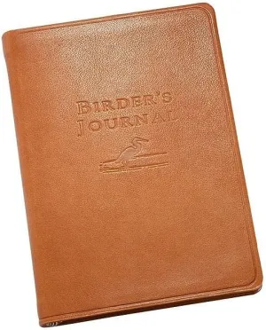 Pocket-Size Birders Journal British Tan Leather by Graphic Image