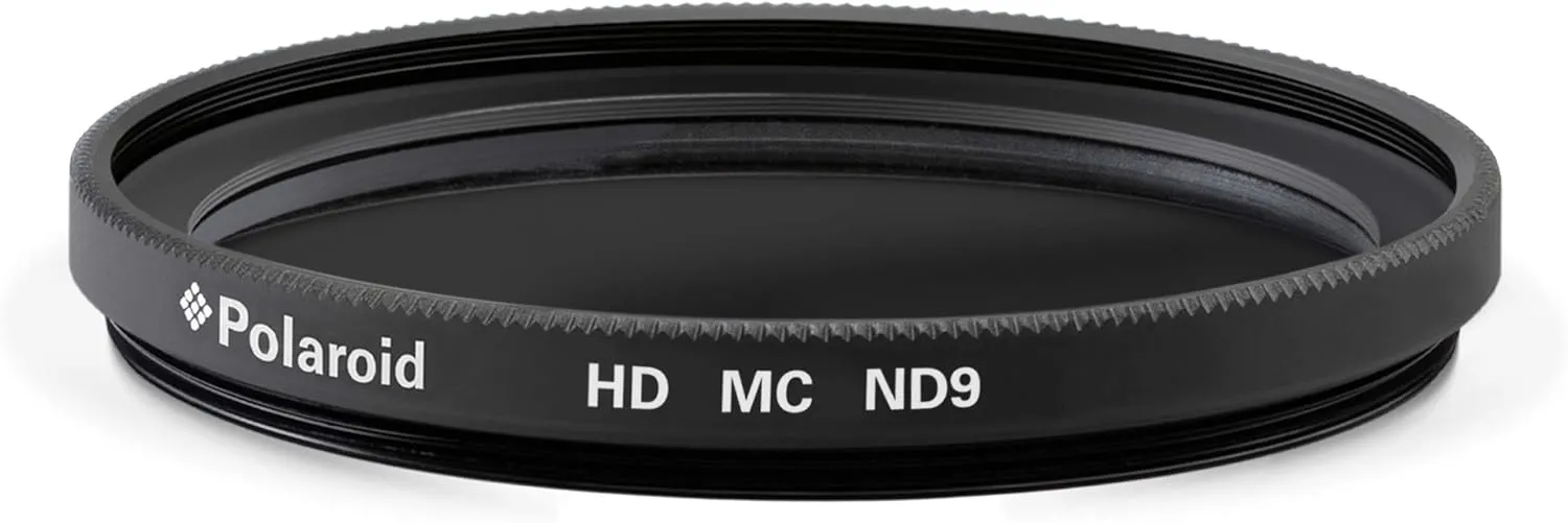 Polaroid Optics 62mm Neutral Density Filter [ND 0.9] Compatible w/ All Popular Camera Lens Models