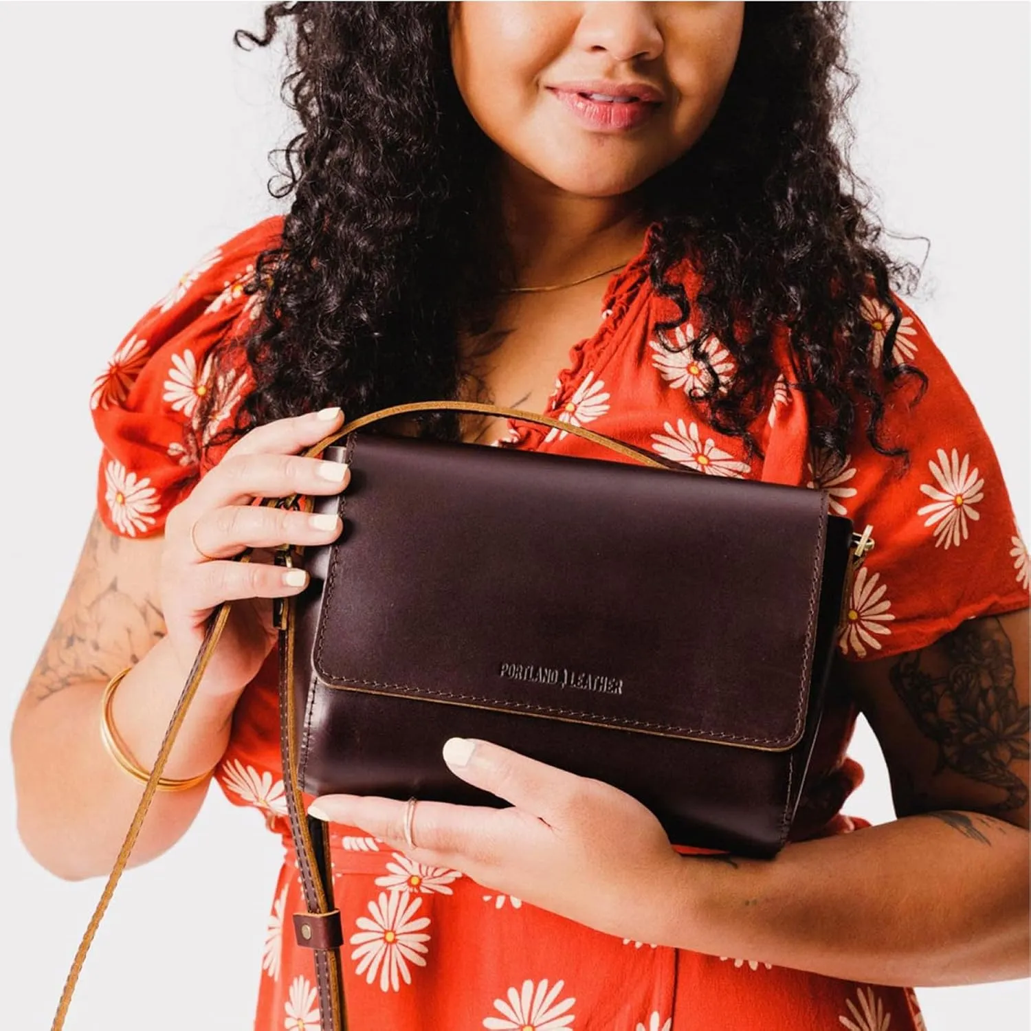 Portland Leather Goods Metro Crossbody Bag for Women – Handmade from the Finest Full-Grain Hides