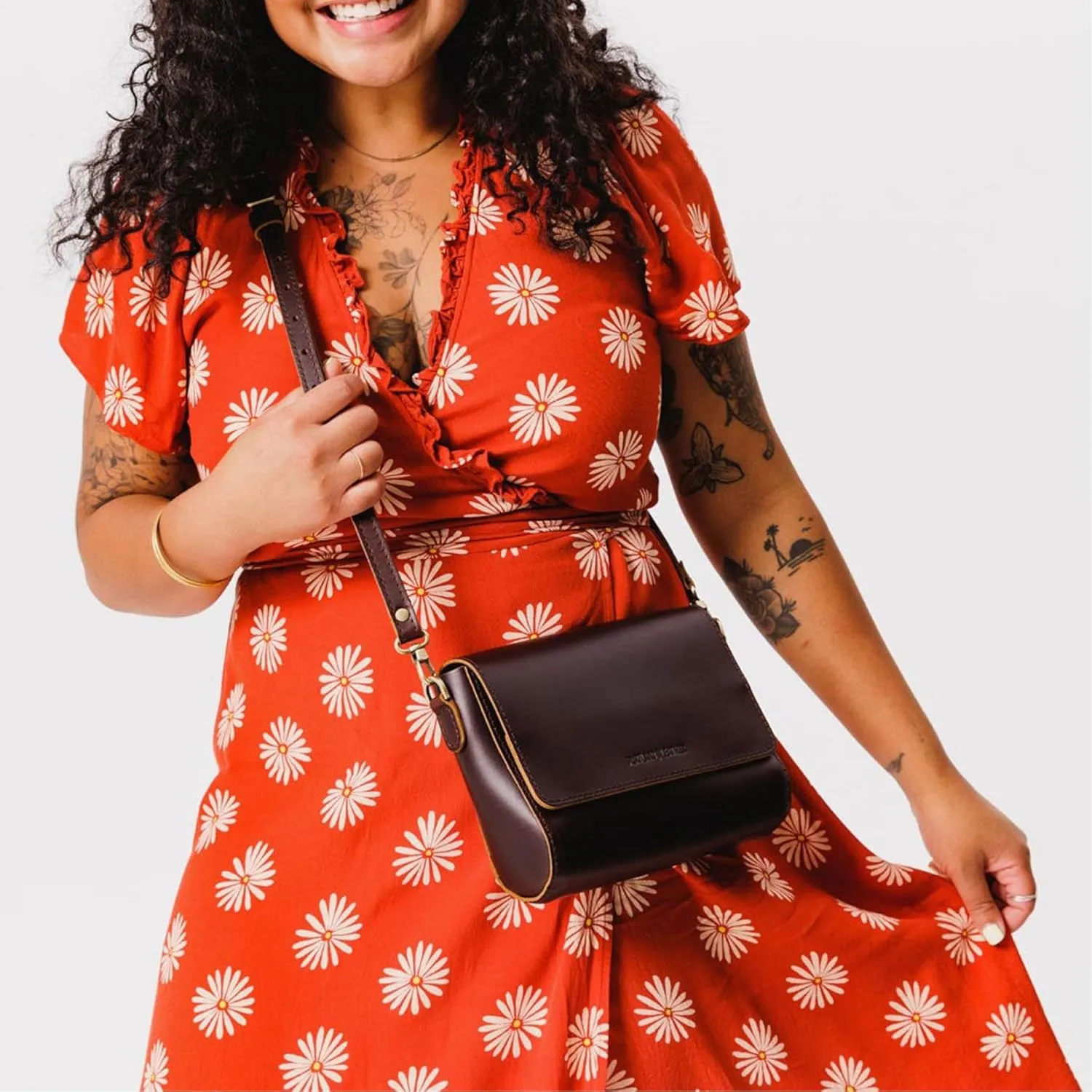 Portland Leather Goods Metro Crossbody Bag for Women – Handmade from the Finest Full-Grain Hides