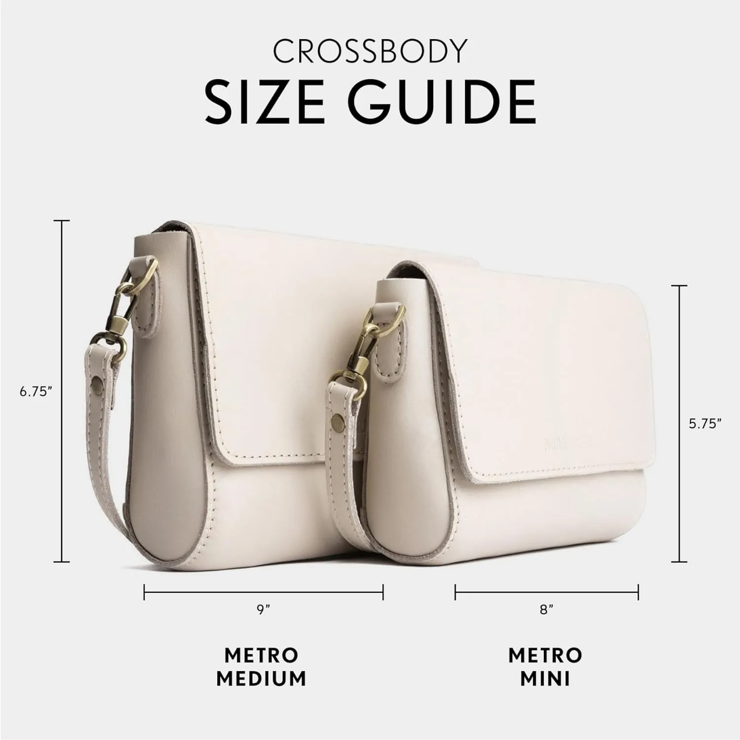 Portland Leather Goods Metro Crossbody Bag for Women – Handmade from the Finest Full-Grain Hides