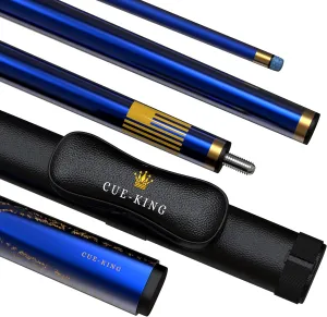 Premier Pool Cue 58" 20oz 2 Piece with 10.5mm Premium Tip and Leather Case, Pool Stick, Cue Stick, Billiard Cue Stick, Taco De Billar, Pool Table Stick, Billiard Stick