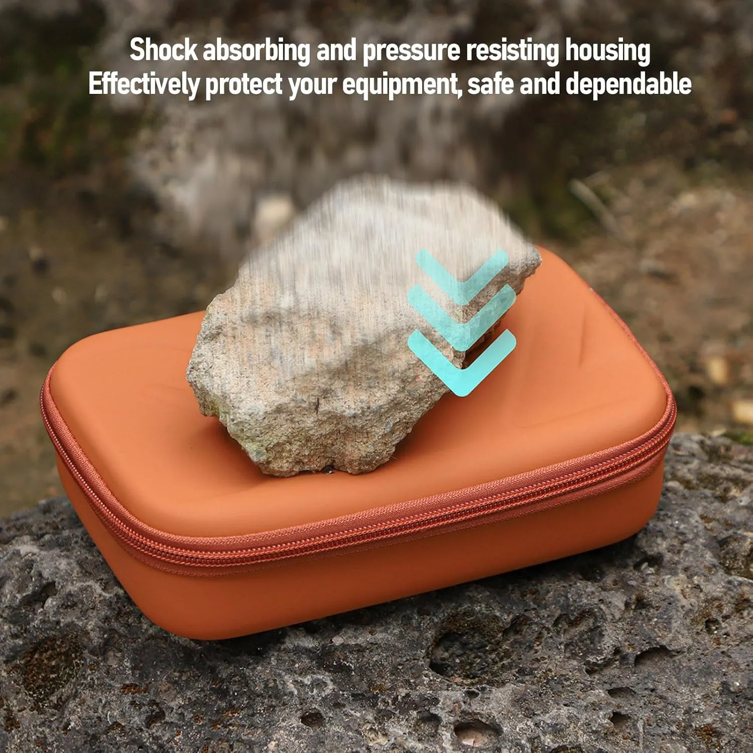 Premium Matte Artificial Leather Storage Bag Fit for Osmo Mobile 7, Shockproof Travel with Zippered Mesh Pocket for Outdoor Use (#2)