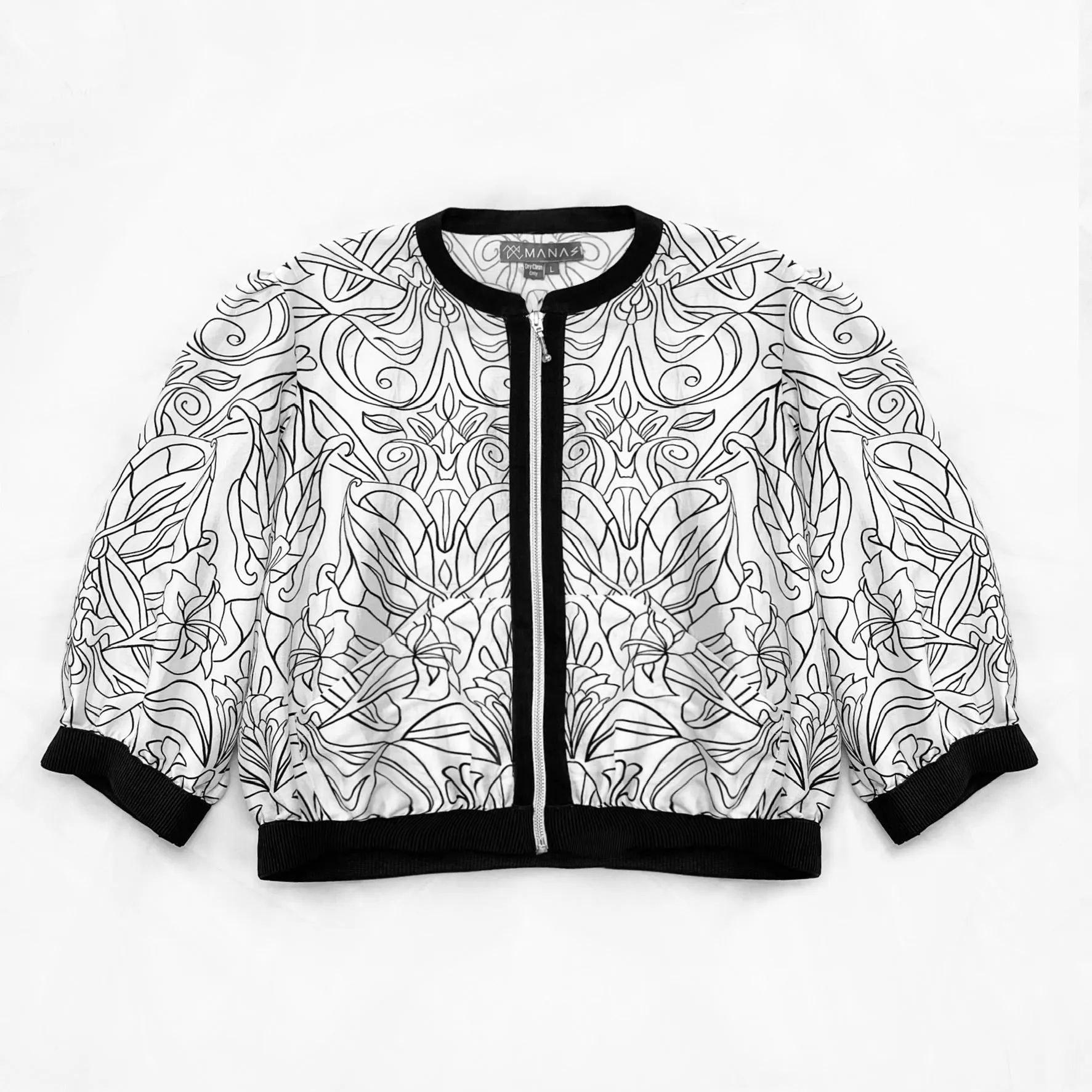 Printed Bomber Jacket