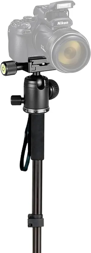 Professional Heavy Duty 72" Monopod/Unipod (Dual Optional Head) for Sony DSR-PD170