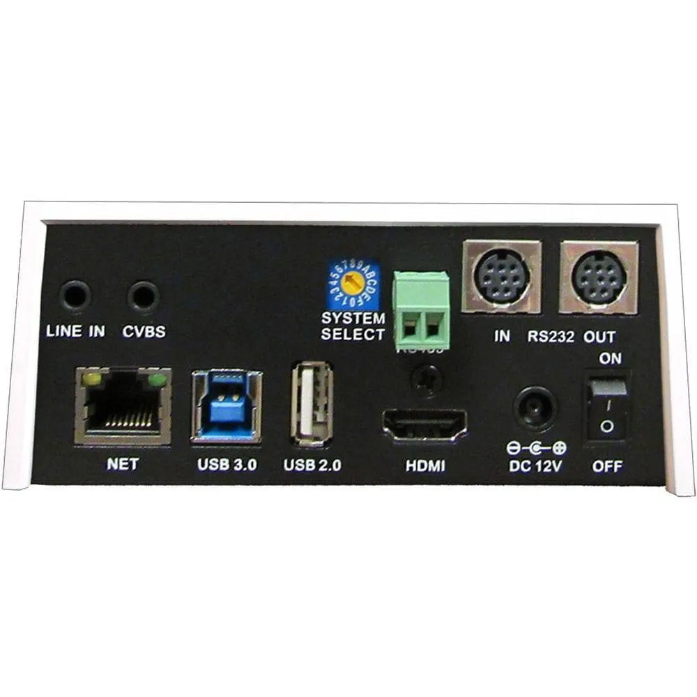 PTZOptics 12x-USB Gen2 Live Streaming PTZ Camera (White)