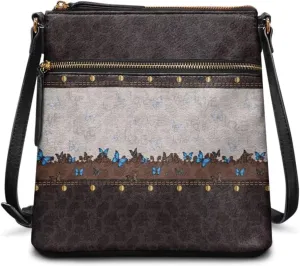 PU Crossbody Bags for Women Fashion Shoulder Purse Bag Travel Purse with Shoulder Strap for Shopping Dating