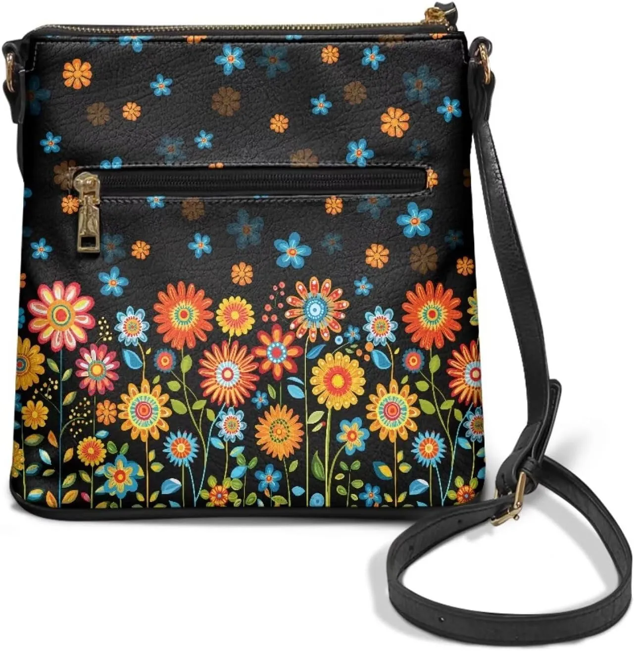 PU Crossbody Bags for Women Fashion Shoulder Purse Bag Travel Purse with Shoulder Strap for Shopping Dating