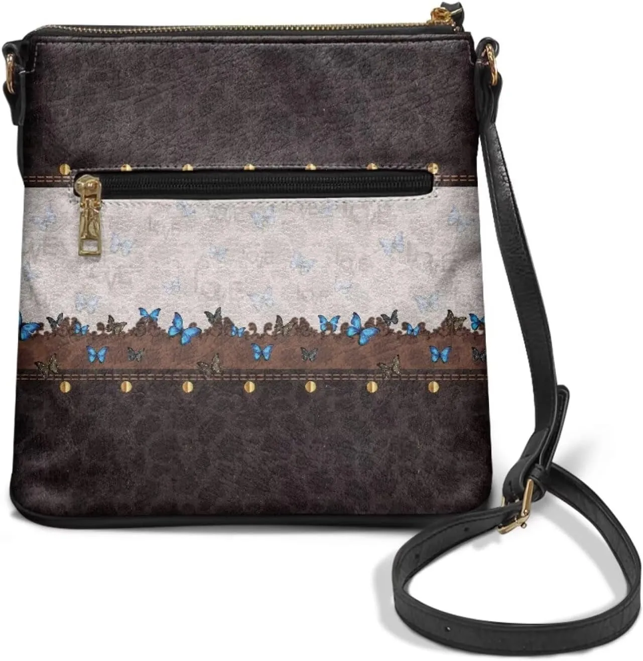 PU Crossbody Bags for Women Fashion Shoulder Purse Bag Travel Purse with Shoulder Strap for Shopping Dating