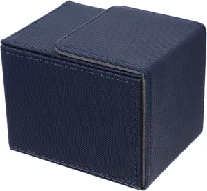 Pu Leather Card Storage Box Vertical Game Cards Organizer for Home Supplies Lightweight and Compact Design for Collectors and Game Enthusiasts