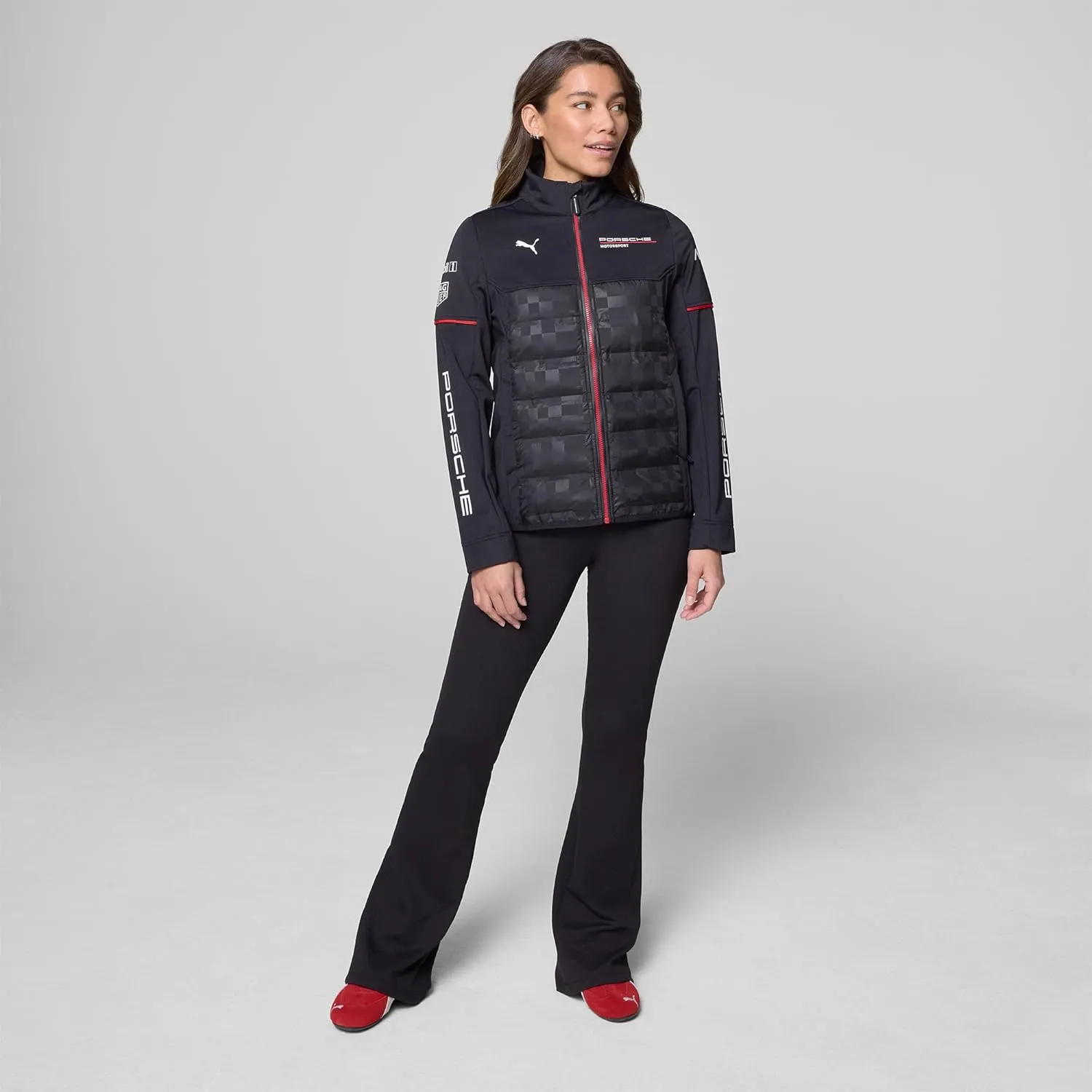 PUMA Porsche Motorsport Women's Team Hybrid Jacket - Black