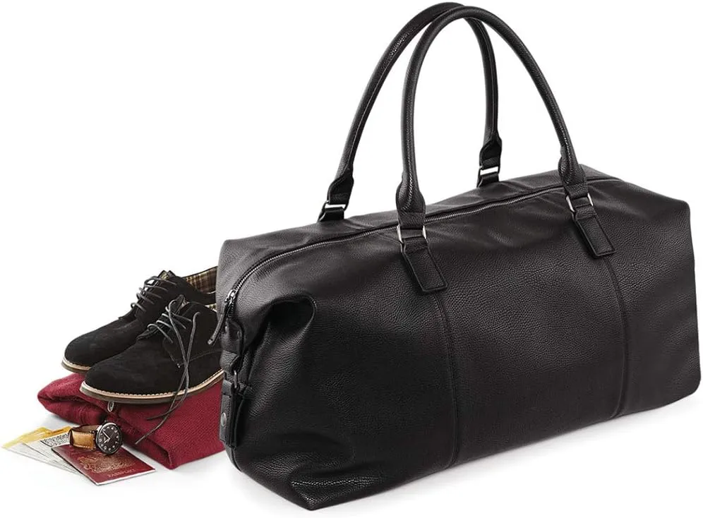 Quadra NuHude Faux Leather Weekender Holdall Bag