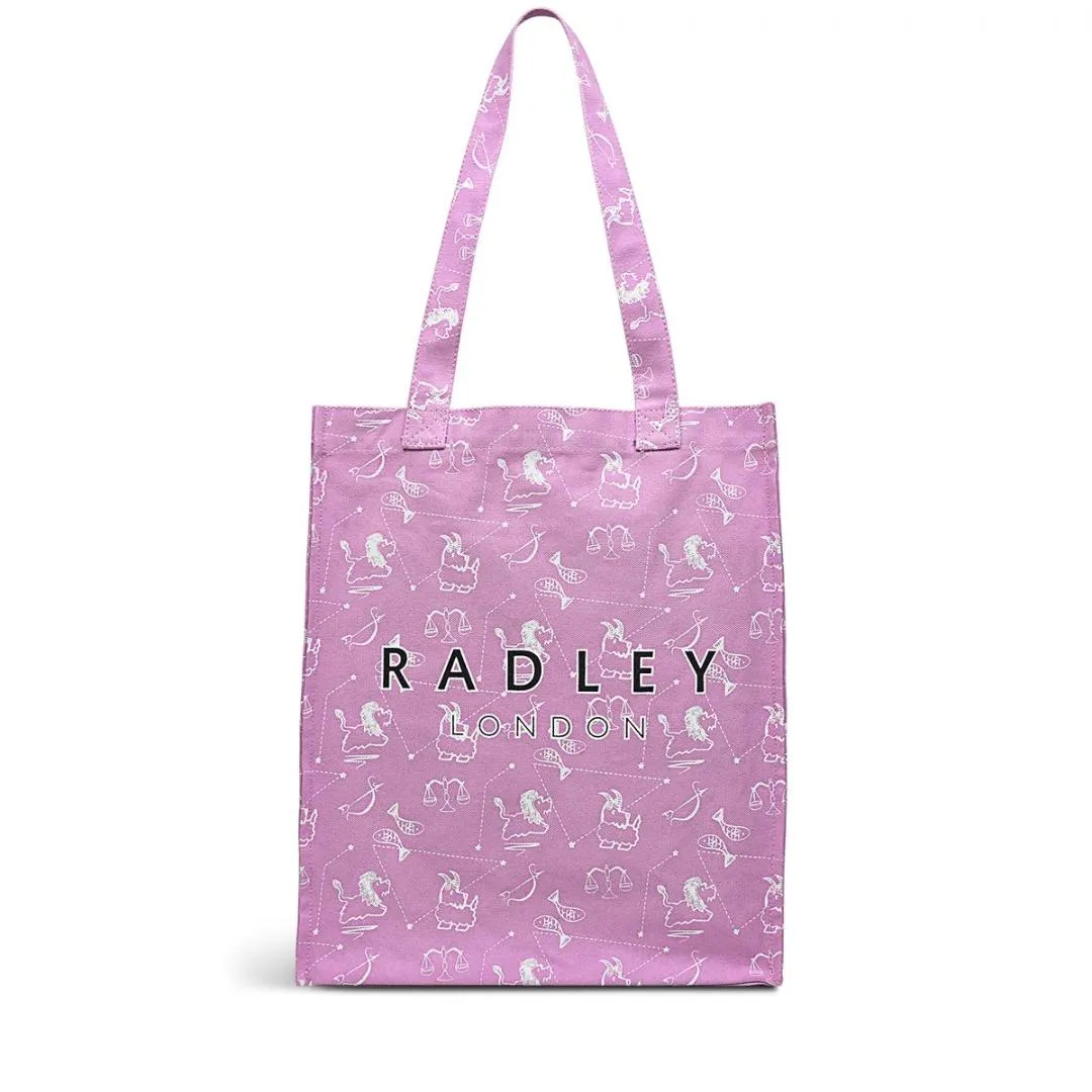 Radley Astrology Medium Open Top Tote Bag - Sugar Pink