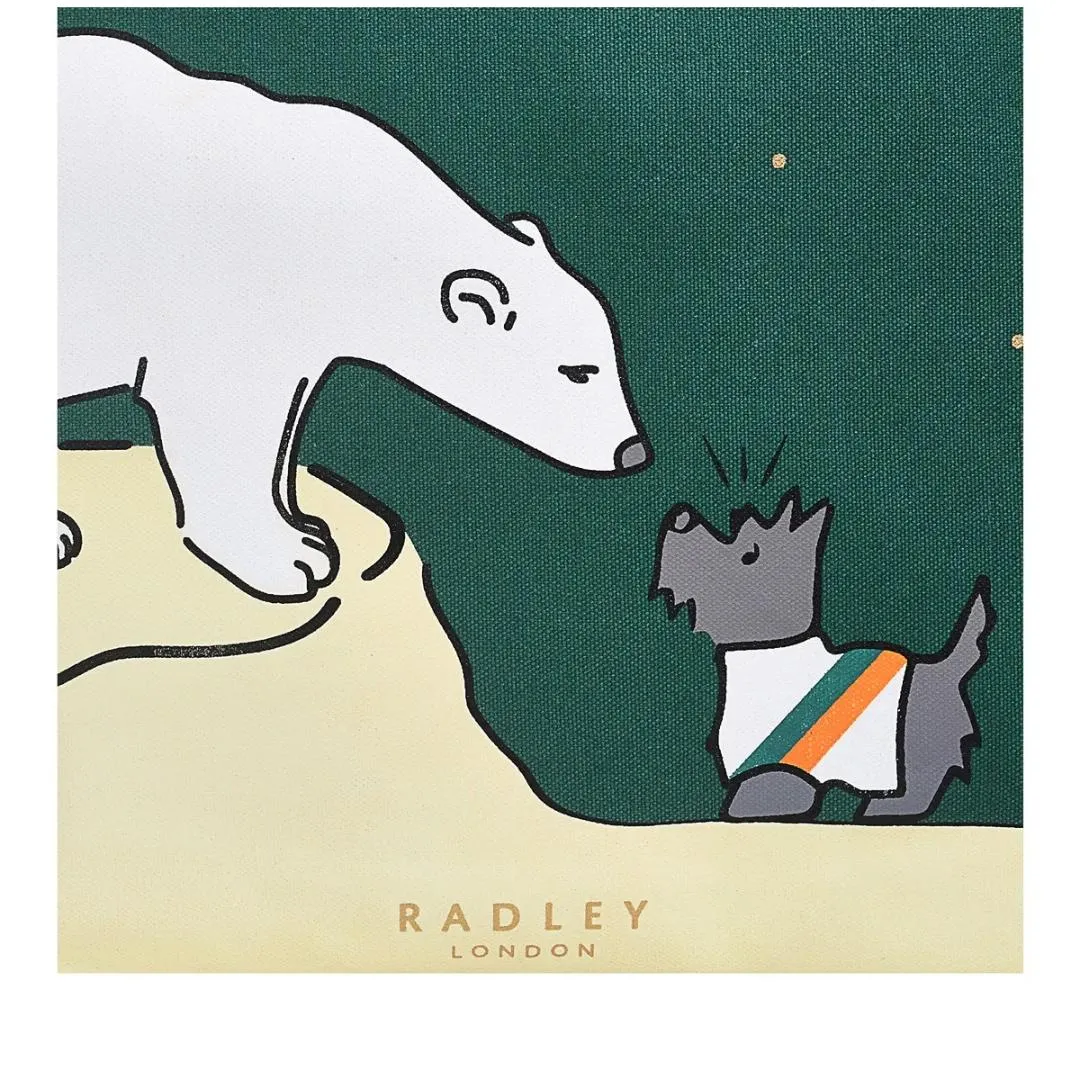 Radley Bear With Me Large Open Top Tote Bag - Alpine