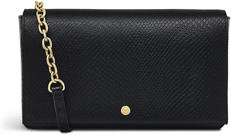 RADLEY London Columbia Grove Faux Lizard Women's Small Leather Flapover Crossbody Bag