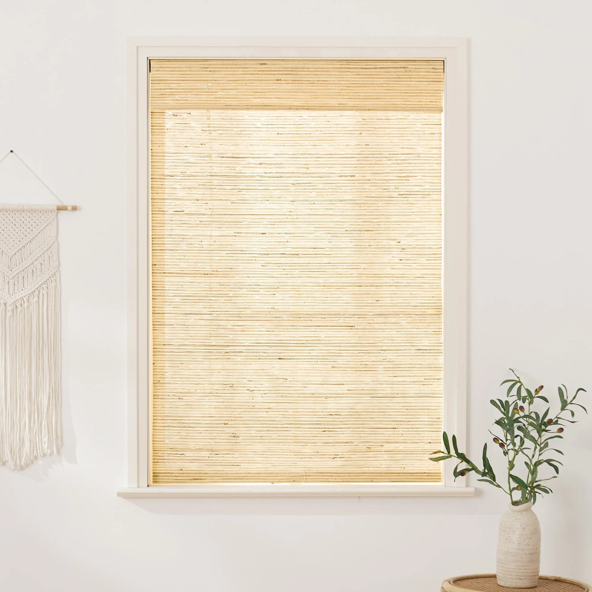 Ramie Woven Bamboo Blinds & Shades | Ivory