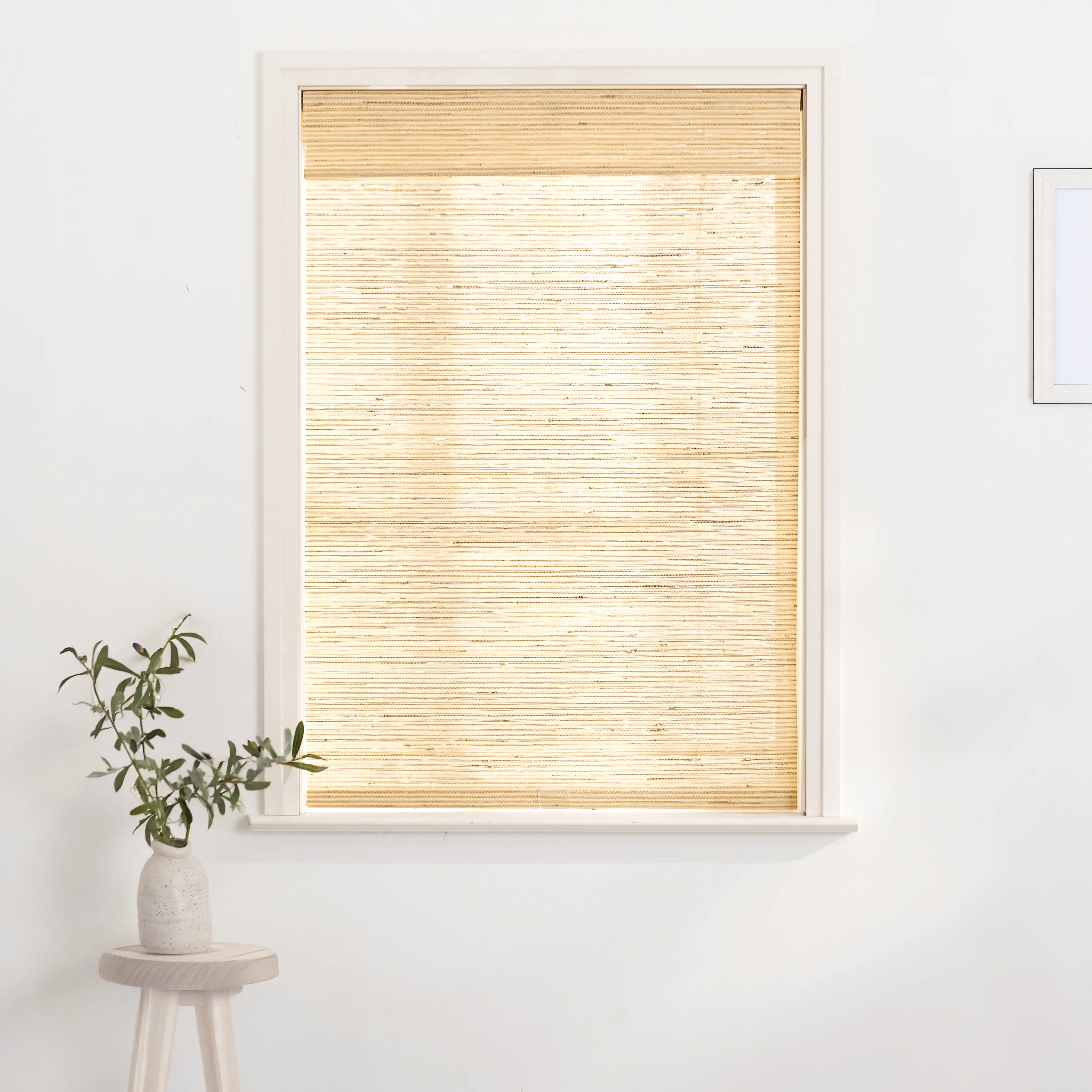 Ramie Woven Bamboo Blinds & Shades | Ivory