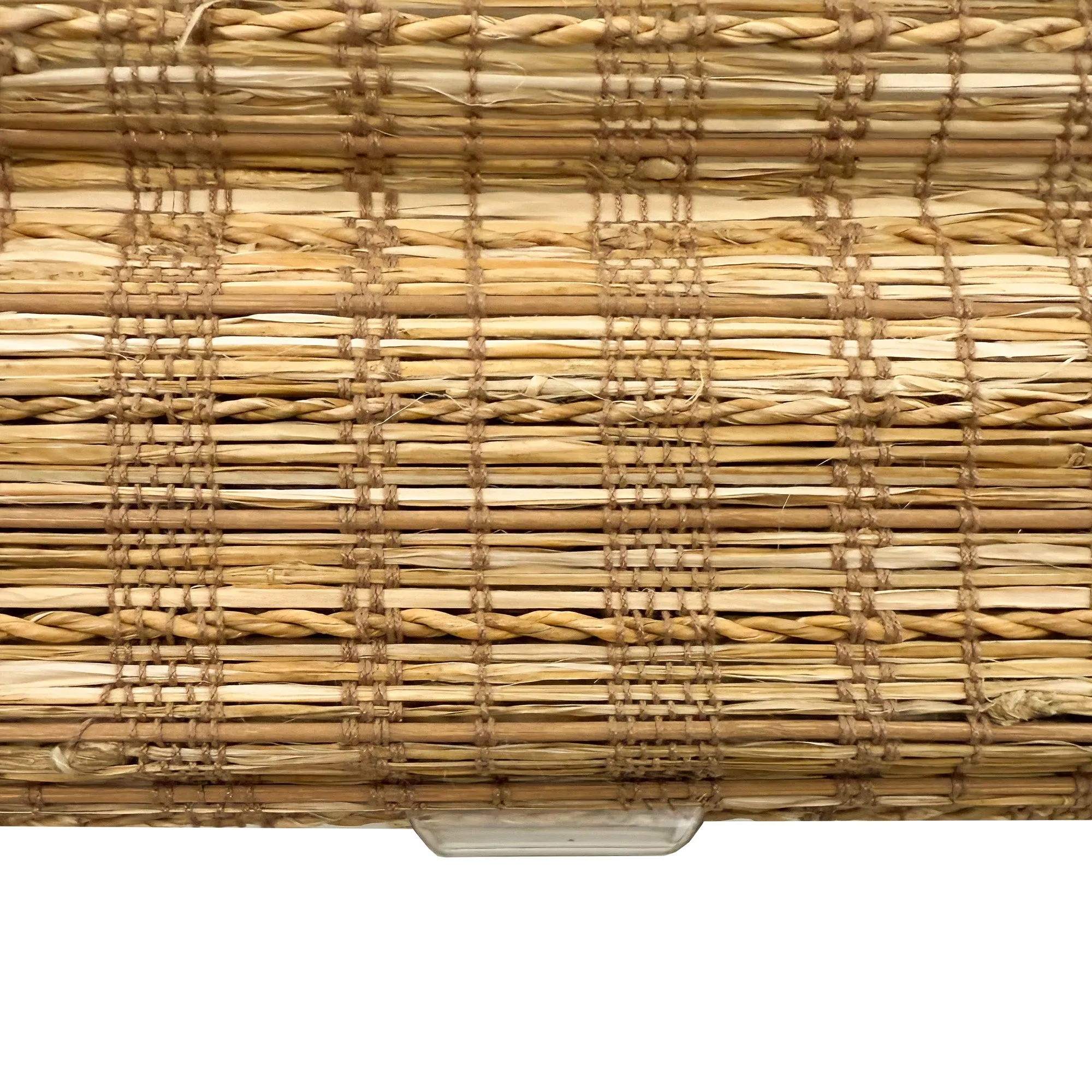 Ramie Woven Bamboo No-Drill Blinds & Shades Top Down Bottom Up | Cinnamon