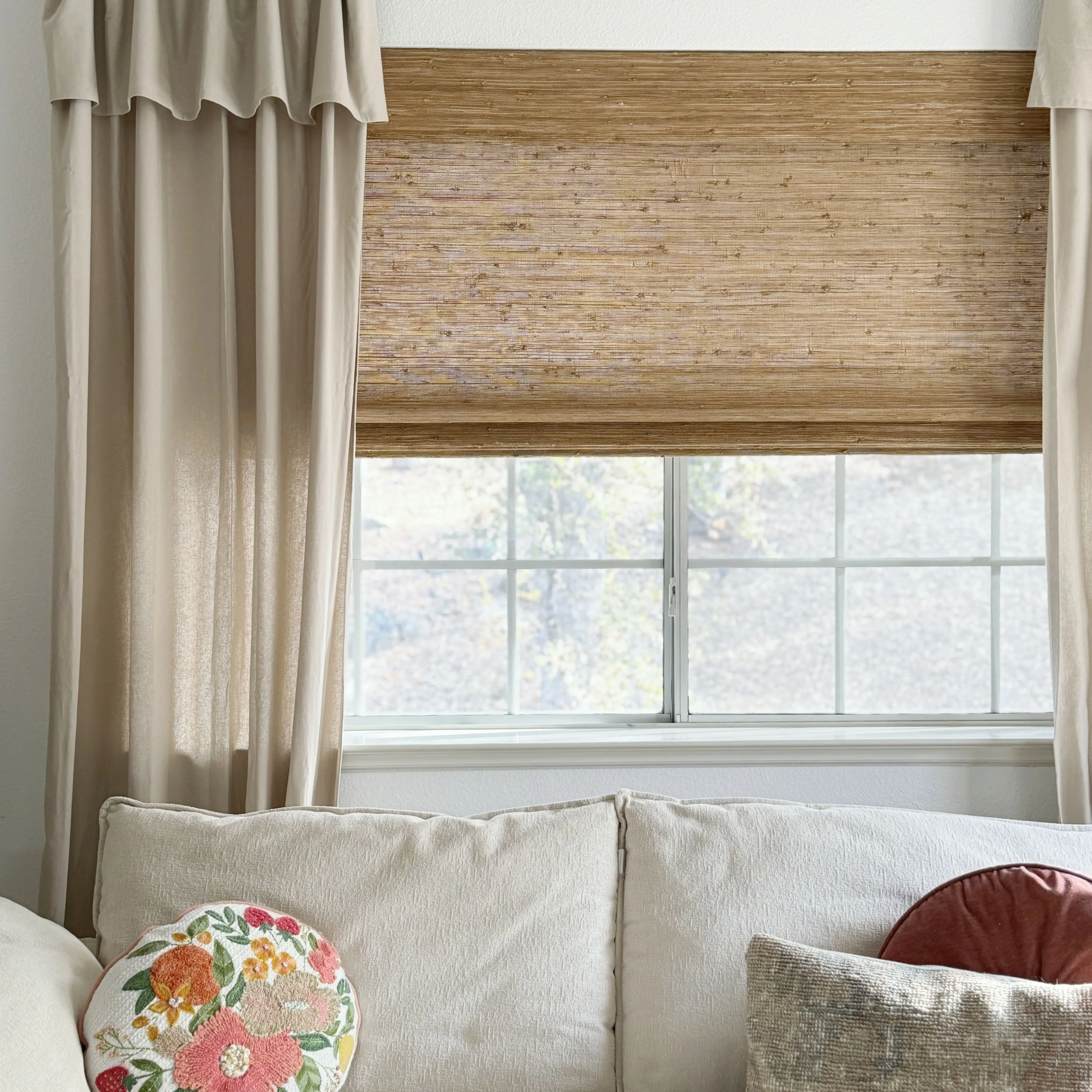 Ramie Woven Bamboo No-Drill Blinds & Shades | Woven