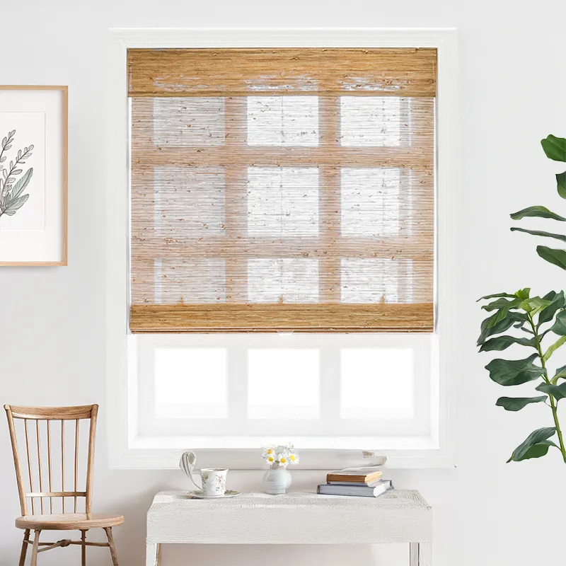 Ramie Woven Bamboo No-Drill Blinds & Shades | Woven