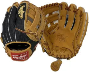 Rawlings Heart of The Hide 12 Inch H Web Utility Baseball Glove Deco Mesh Backing Right Hand Throw