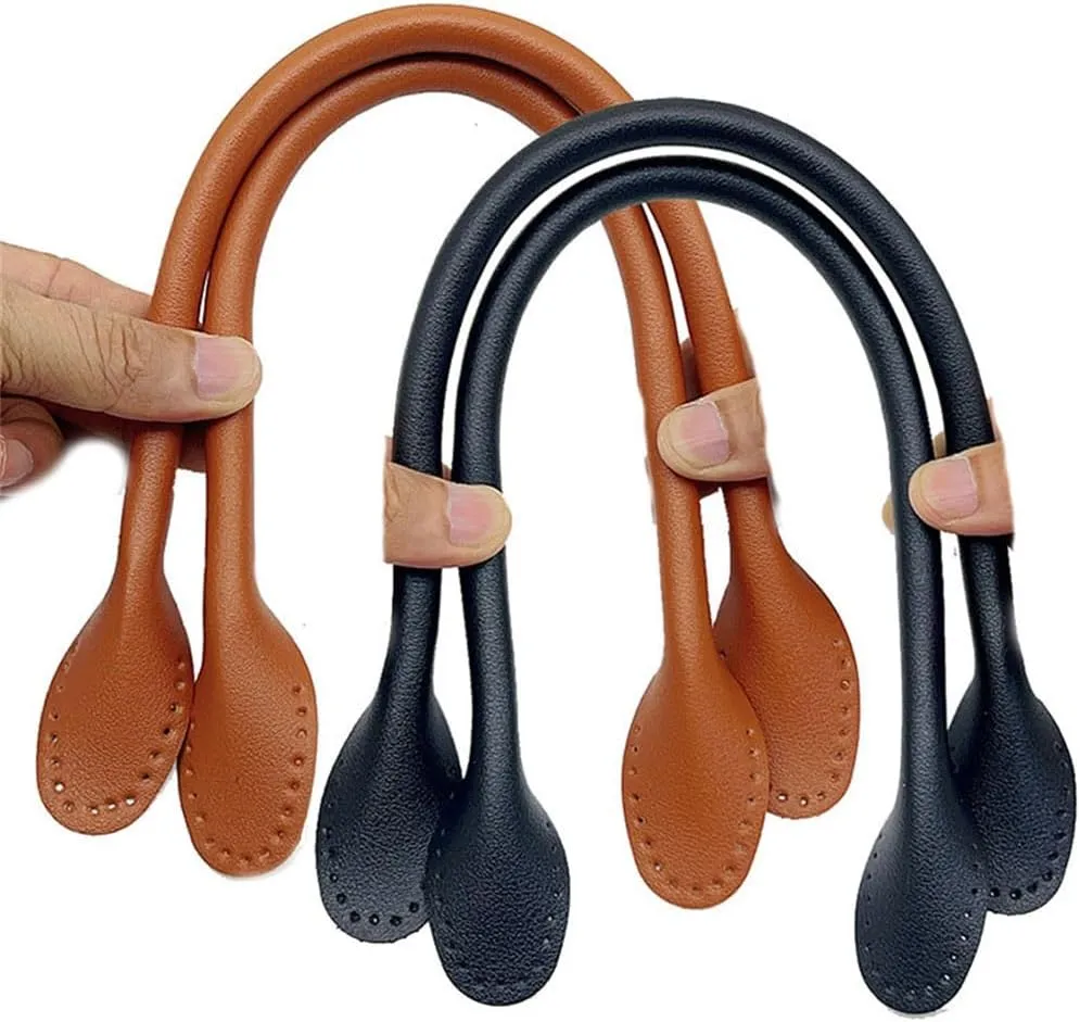 Red Leather Carry Handle Bag Accessories Handle Strap Can Be Hand Sewn