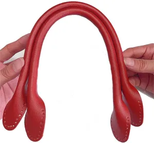 Red Leather Carry Handle Bag Accessories Handle Strap Can Be Hand Sewn